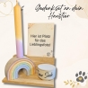 Gedenkdekoration Haustier | Regenbogenbrücke