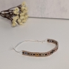 personalisiertes Armband mit floralem Muster | Wunschfarben