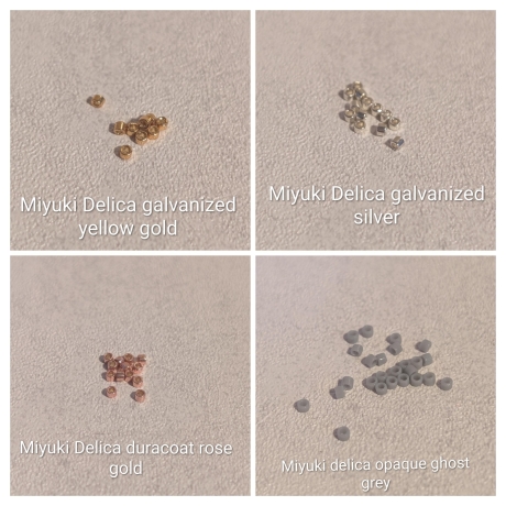 personalisierter Morsecode-Ring Peyote breit