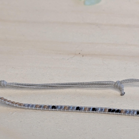 Morsecode Armband SELFLOVE | Handgemachtes Perlenarmband