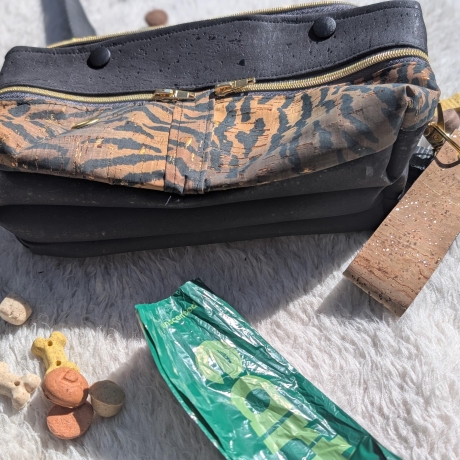 Seite an Seite- individuelle Doppel-Gassitasche