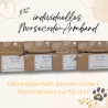personalisiertes Morsecode-Armband | Schmuck in Wunschfarben