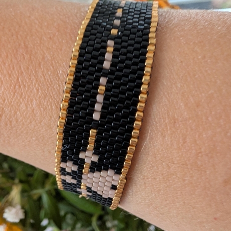 Pfoten Morsecode Armband personalisiert | Hundename