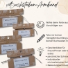 personalisiertes Armband Buchstabe | Schwarz, Weiß, Gold, Silber