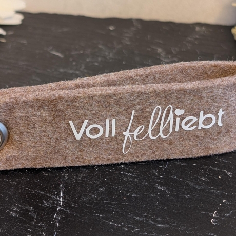 Filz Begleiter Tiere | Teamname | Farbe wählbar