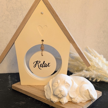 Handgegossene Deko | Achtsamkeitshaus | Motiv wählbar