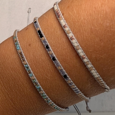 Morsecode Armband SELFLOVE | Handgemachtes Perlenarmband