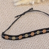 personalisiertes Armband mit floralem Muster | Wunschfarben