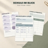 Schulplaner für Jugendliche | 4 Farben | DIN A5 PDF
