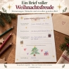 Weihnachts-Wunschzettel für Kinder | Weihnachtsbrief & Countdown