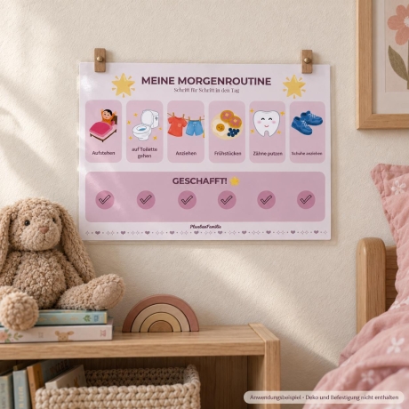 Routinekarten Kinder | Morgen- & Abendroutine | PDF-Set