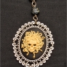 Medusa Medaillon Halskette Kamee Darkromantik handmade
