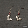 Fledermaus Ohrringe – Gothic Dunkel Romantik handmade