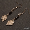 Eulen Ohrhänger Tierschmuck Eule Ohrringe handmade