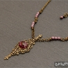 Neo-Victorian Amulett Halskette Medaillon Halsschmuck handmade