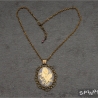 Blumen Medaillon Neo-Victorian Amulett Nostalgie handmade