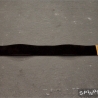 Samt Lesezeichen mit Glasperlen Anhänger – schwarz handmade