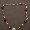 Neo-Victorian Halsschmuck Halskette Czech Beads patina handmade