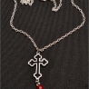 Gothic Kreuz Halskette -  Gliederkette, Halsschmuck, handmade