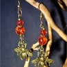 Bienen Ohrhänger – Ohrringe Glasperlen Tierschmuck handmade