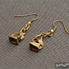 Neo-Victorian - Grammophone Ohrringe Gothic Romantik handmade