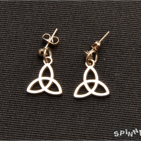 Celtic Ohrringe - Ohrstecker keltischer Knoten Heiden handmade