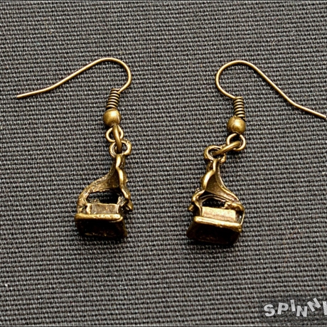 Neo-Victorian - Grammophone Ohrringe Gothic Romantik handmade