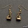 Neo-Victorian - Grammophone Ohrringe Gothic Romantik handmade
