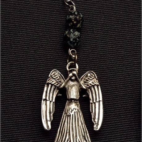 Angel of Grief Earrings - filigran, Fantasy, Engel,, handmade