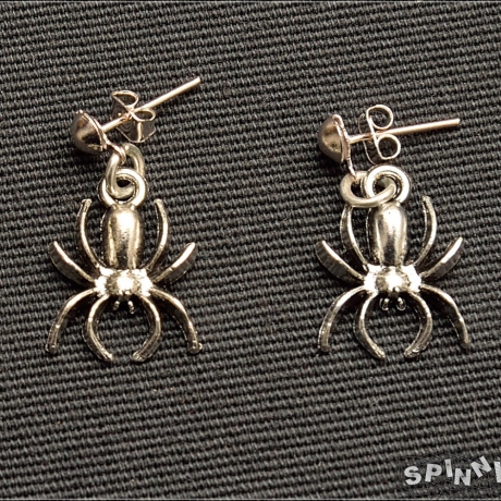 Spinnen Ohrringe Ohrstecker Gothic Tierschmuck handmade