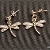 Libellen Ohrringe Ohrstecker filigran Tierschmuck handmade