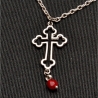 Gothic Kreuz Halskette -  Gliederkette, Halsschmuck, handmade