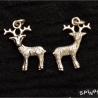 Hirsch Ohrringe Ohrstecker Tierschmuck Waldtier handmade