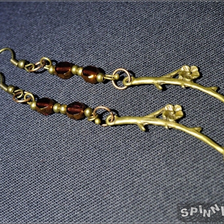 Zweiglein Ohrhänger -  Ohrringe Naturliebhaber handmade
