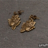 Eulen Ohrringe  Ohrstecker  Tierschmuck Eule handmade