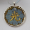Elegante Feng Shui Glücksbringer Halskette mit Symbol für Licht