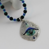 Boho Halskette mit Mati Auge und Perlenkette mit schwarzem Onyx