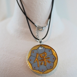 Legere Feng Shui Glücksbringer Halskette mit Symbol Schutz