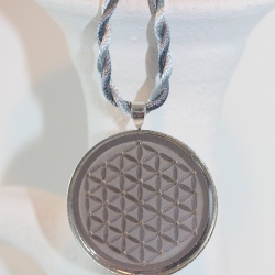 Elegante Halskette mit Blume des Lebens, Lebensblume Kette