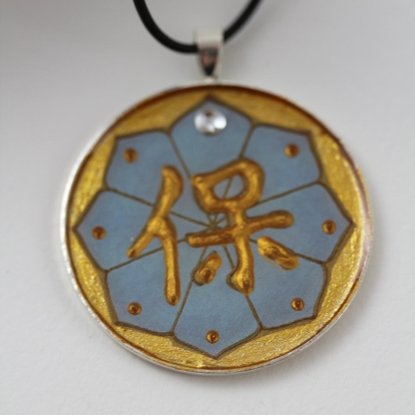 Legere Feng Shui Glücksbringer Halskette mit Symbol Schutz