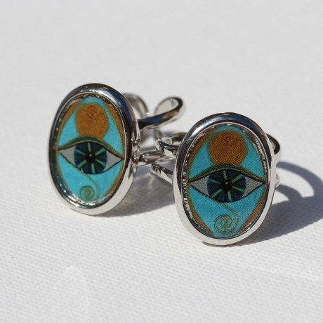 Ringe 2er Set Auge Glücksbringer Schmuckset Boho Schmuck