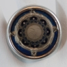 Ring mit Mond Mandala in runder Fassung, Mondgöttin Damenschmuck