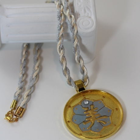 Dekorative Feng Shui Glücksbringer Halskette, Symbol Schönheit