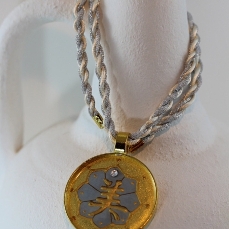 Dekorative Feng Shui Glücksbringer Halskette, Symbol Schönheit