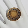 Oppulenter Damen Ring mit Sonnen Mandala, Sonnenscheibe Schmuck