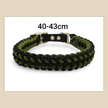 Hundehalsband Paracord von 40 bis 43 cm