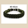 Hundehalsband Paracord von 40 bis 43 cm