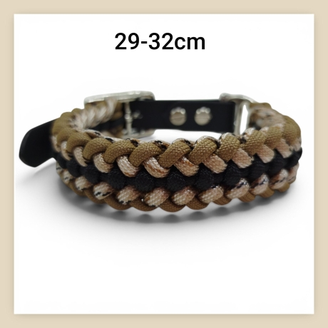 Hundehalsband aus Paracord von 29 bis 32 cm