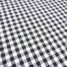 Stoff Baumwolle Zefir Karo 5 mm in schwarz weiß Kleiderstoff