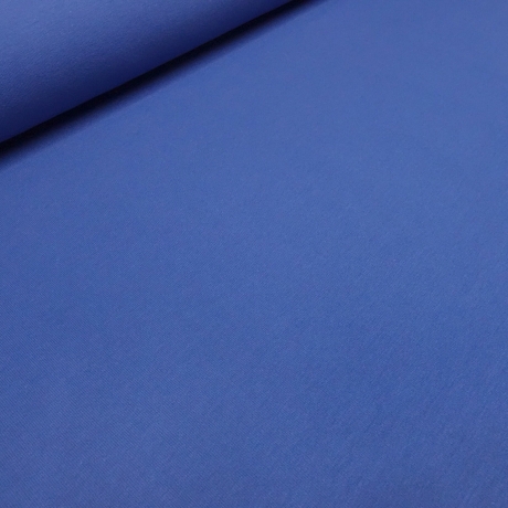 Stoff Sweatshirtstoff weiche Innenseite blau Kleiderstoff